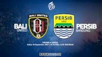 Link Live Streaming Bali United vs Persib Liga 1 2021, Kick Off 20.45 WIB
